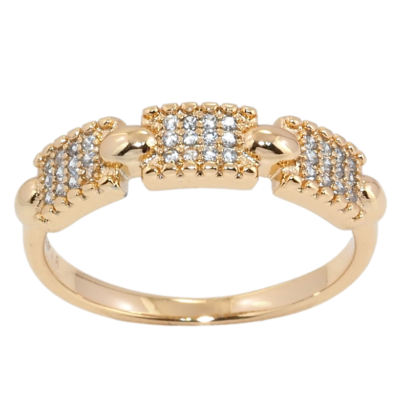 Каблучка Xuping Позолота 18K Інкрустація цирконієм фото №7 Каблучка Xuping Позолота 18K Інкрустація цирконієм фото №7