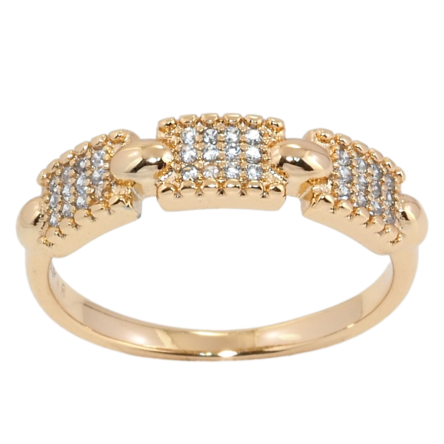 Кольцо Xuping Позолота 18K Инкрустация цирконием фото №1 Кольцо Xuping Позолота 18K Инкрустация цирконием фото №1