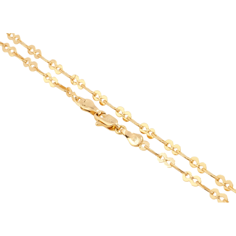 Ланцюжок Xuping Позолота 18K Плетіння Фантазійне довжина 45см х 3.5мм фото №11
