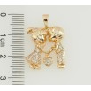 Кулон Xuping Позолота 18K Поцілунок для ланцюжка до 5мм фото №2