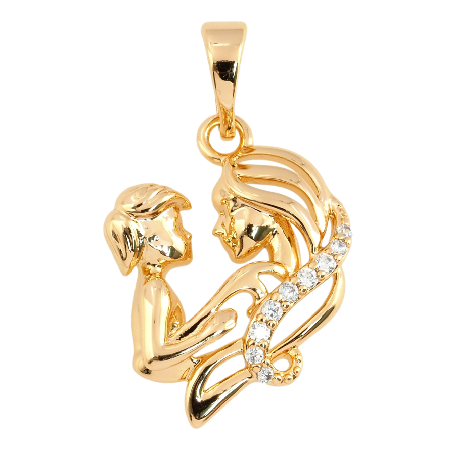 Кулон Xuping Позолота 18K Щастя материнства для ланцюжка до 5мм фото №1 Кулон Xuping Позолота 18K Щастя материнства для ланцюжка до 5мм фото №1