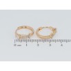 Серьги Xuping Позолота 18K колечки Рыбки с цирконием фото №2 Серьги Xuping Позолота 18K колечки Рыбки с цирконием фото №2