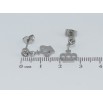 Серьги Xuping TTM Stainless Steel цвет Родий пусеты Корона фото №2 Серьги Xuping TTM Stainless Steel цвет Родий пусеты Корона фото №2