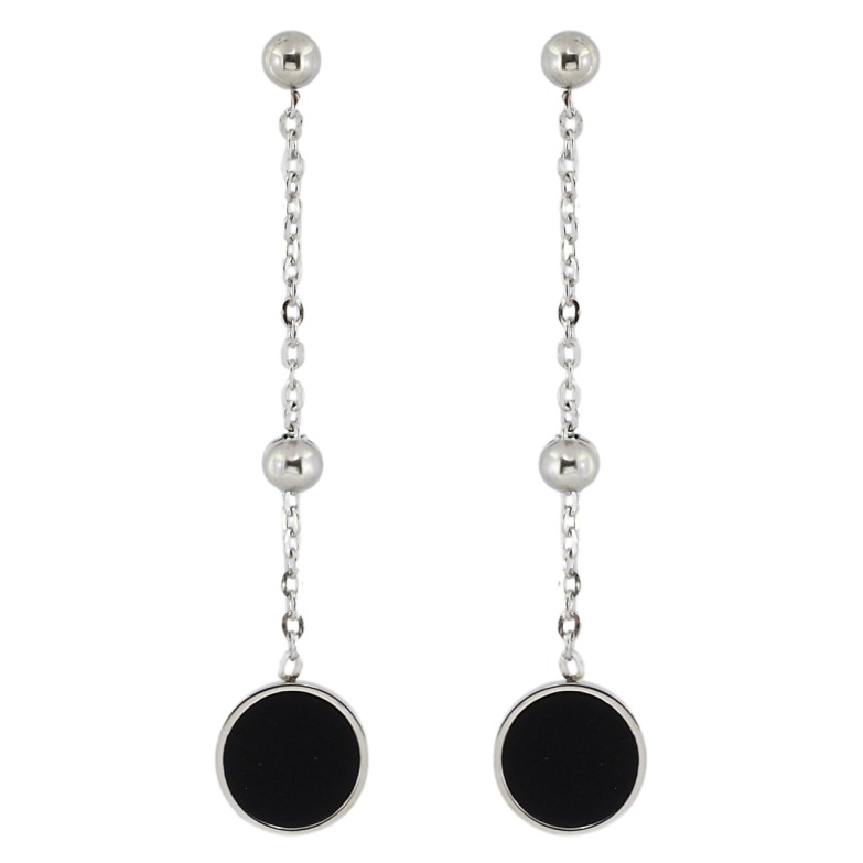 Сережки Xuping TTM Stainless Steel колір Родій пусети Круглі підвіски фото №23 Сережки Xuping TTM Stainless Steel колір Родій пусети Круглі підвіски фото №23