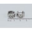 Сережки Xuping TTM Stainless Steel колір Родій колечка Грецький орнамент фото №2 Сережки Xuping TTM Stainless Steel колір Родій колечка Грецький орнамент фото №2