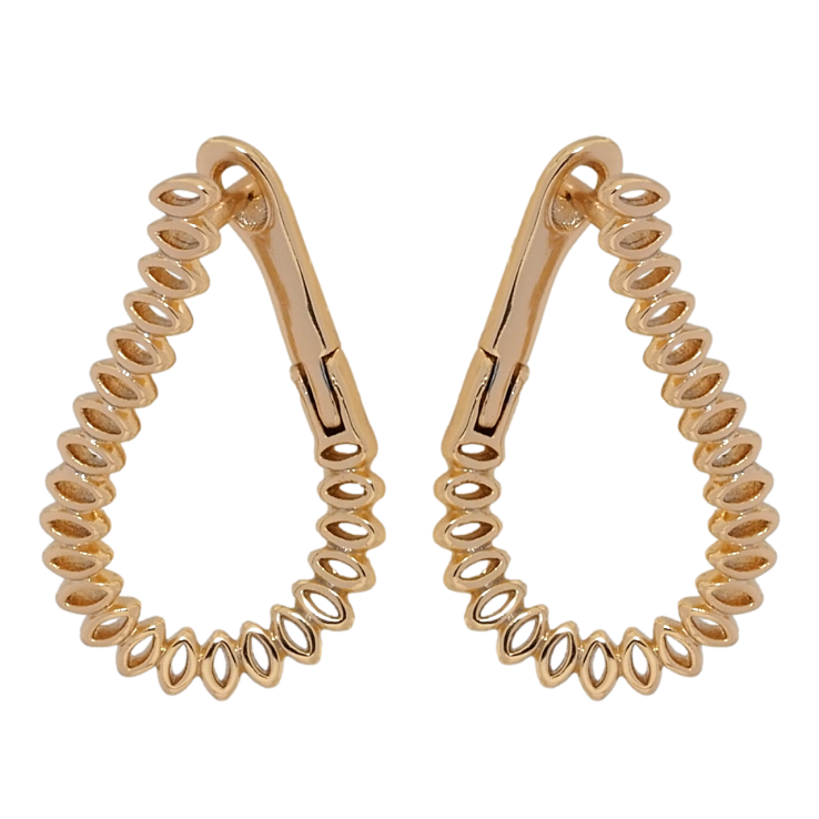 Серьги Xuping Позолота 18K английский замок Декоративные петельки фото №5