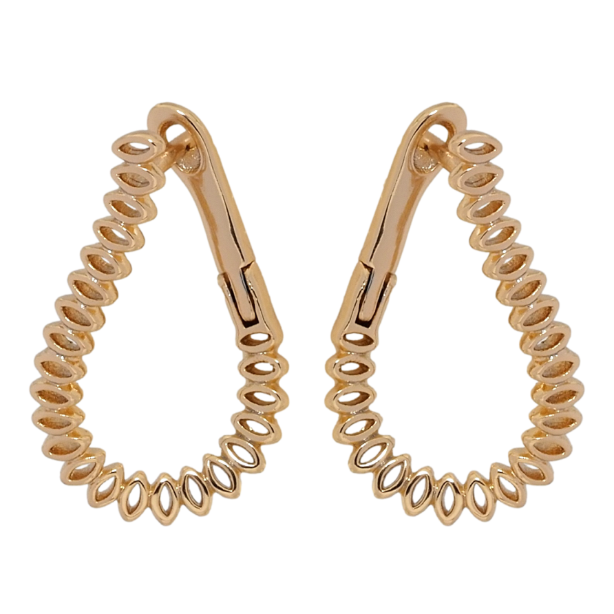 Серьги Xuping Позолота 18K английский замок Декоративные петельки фото №1 Серьги Xuping Позолота 18K английский замок Декоративные петельки фото №1