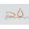 Серьги Xuping Позолота 18K английский замок Декоративные петельки фото №2 Серьги Xuping Позолота 18K английский замок Декоративные петельки фото №2