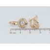 Серьги Xuping Позолота 18K английский замок Декоративные с цирконием фото №2 Серьги Xuping Позолота 18K английский замок Декоративные с цирконием фото №2