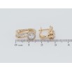 Серьги Xuping Позолота 18K английский замок Декоративный узор с цирконием фото №2 Серьги Xuping Позолота 18K английский замок Декоративный узор с цирконием фото №2
