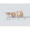 Серьги Xuping Позолота 18K английский замок Инкрустация цирконием фото №2 Серьги Xuping Позолота 18K английский замок Инкрустация цирконием фото №2