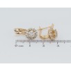 Серьги Xuping Позолота 18K английский замок Инкрустация цирконием фото №2 Серьги Xuping Позолота 18K английский замок Инкрустация цирконием фото №2