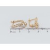 Серьги Xuping Позолота 18K английский замок Цветочки фото №2
