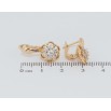 Серьги Xuping Позолота 18K английский замок Цветочки с цирконием фото №2 Серьги Xuping Позолота 18K английский замок Цветочки с цирконием фото №2