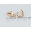 Серьги Xuping Позолота 18K английский замок Декоративные с цирконием фото №2 Серьги Xuping Позолота 18K английский замок Декоративные с цирконием фото №2