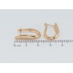 Сережки Xuping Позолота 18K англійський замок Декоративні фото №2 Сережки Xuping Позолота 18K англійський замок Декоративні фото №2