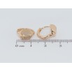 Сережки Xuping Позолота 18K колечка Фігурні фото №2 Сережки Xuping Позолота 18K колечка Фігурні фото №2