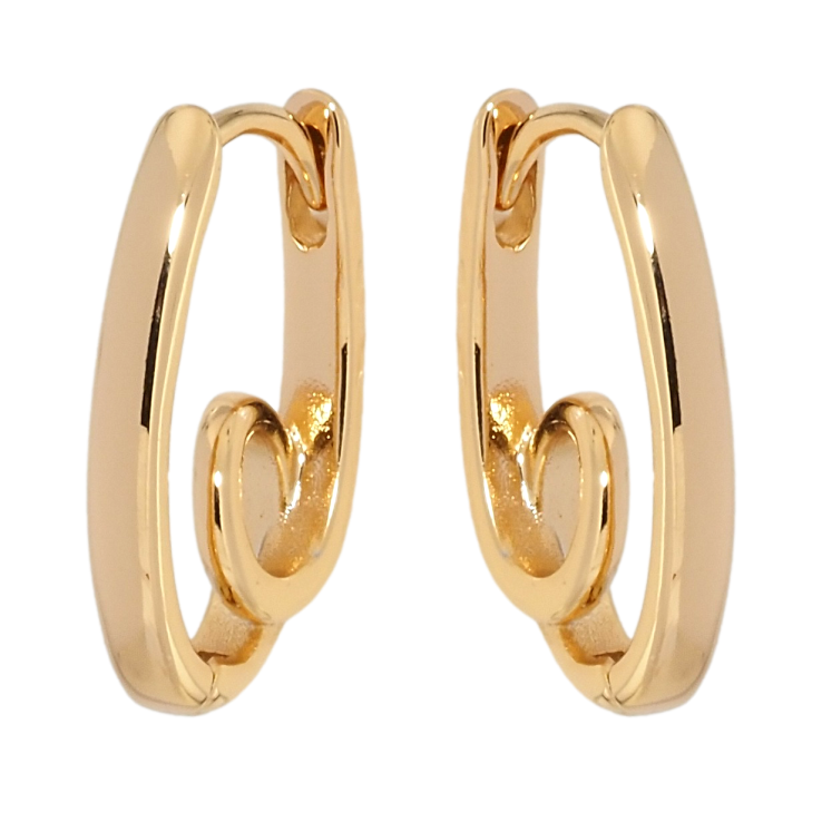 Сережки Xuping Позолота 18K колечка Завитки фото №23 Сережки Xuping Позолота 18K колечка Завитки фото №23