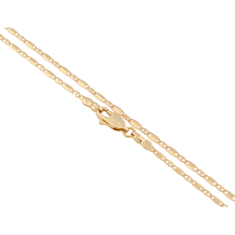 Цепочка Xuping Позолота 18K Плетение Морская цепь длина 45см х 2мм фото №5 Цепочка Xuping Позолота 18K Плетение Морская цепь длина 45см х 2мм фото №5