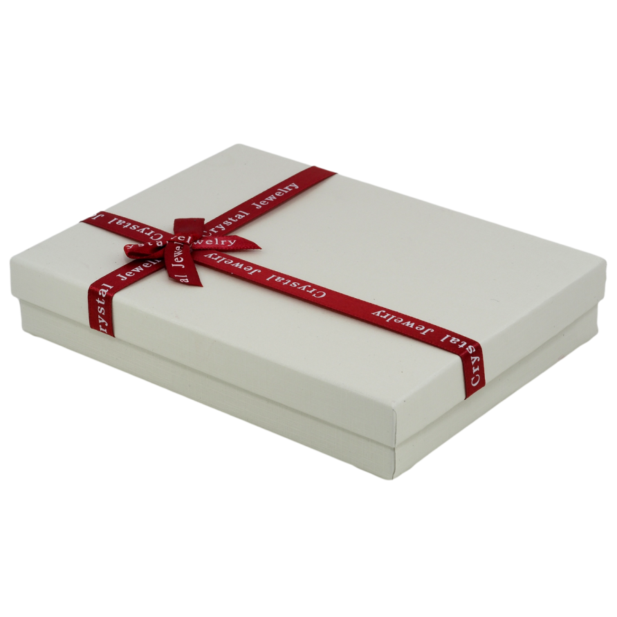 Подарункова коробка з бантом Crystal Jewelry (Сережки, Каблучка, Кулон, Браслет) Розмір 12х16см, h= 3см фото №1 Подарункова коробка з бантом Crystal Jewelry (Сережки, Каблучка, Кулон, Браслет) Розмір 12х16см, h= 3см фото №1