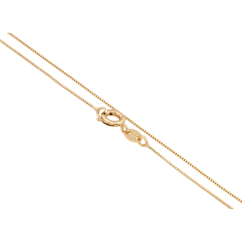 Ланцюжок Xuping Позолота 18K Плетіння Венеціанське довжина 60см х 1мм фото №18 Ланцюжок Xuping Позолота 18K Плетіння Венеціанське довжина 60см х 1мм фото №18