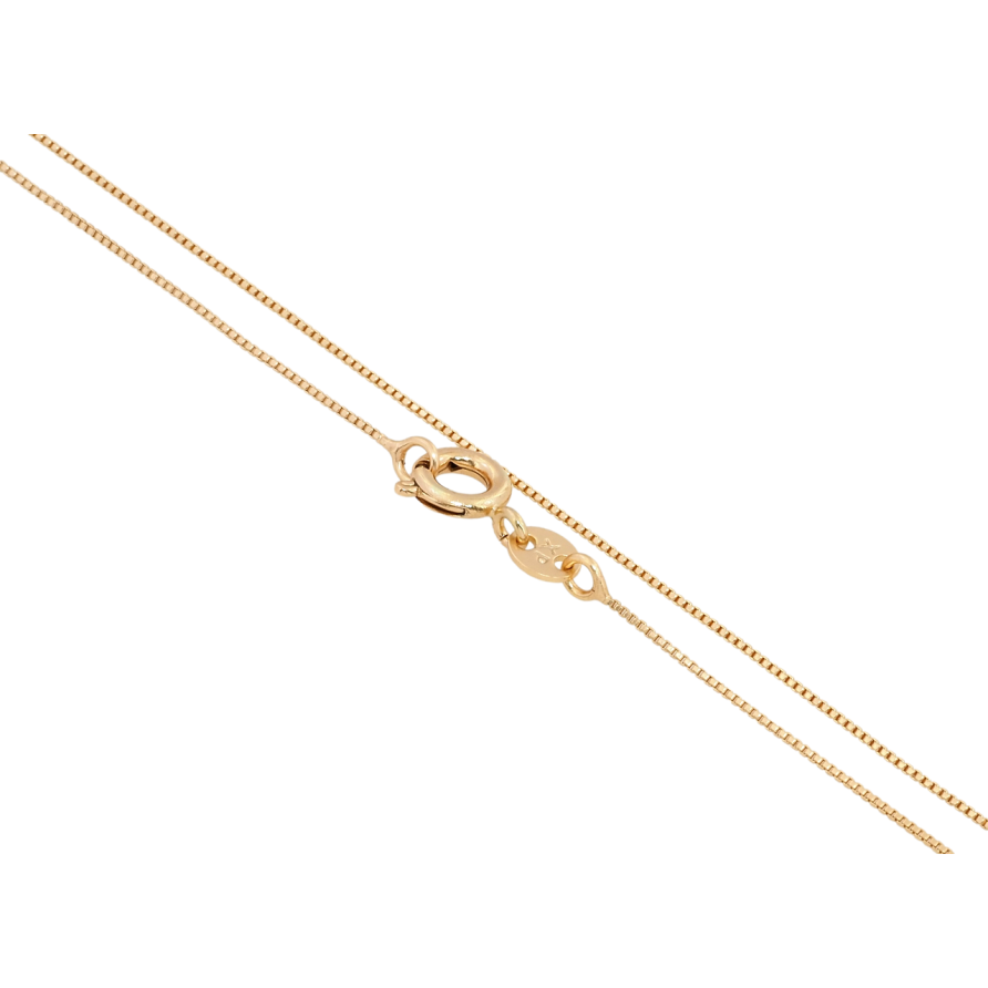 Цепочка Xuping Позолота 18K Плетение Венецианское длина 60см х 1мм фото №1 Цепочка Xuping Позолота 18K Плетение Венецианское длина 60см х 1мм фото №1