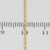 Ланцюжок Xuping Позолота 18K Плетіння Равлик довжина з доп.ланцюжком 45-50см х 1мм фото №2 Ланцюжок Xuping Позолота 18K Плетіння Равлик довжина з доп.ланцюжком 45-50см х 1мм фото №2