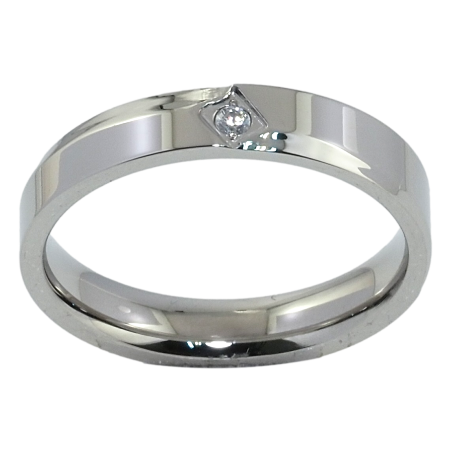 Кольцо Xuping TTM Stainless Steel Цвет Родий Вставка цирконий фото №1 Кольцо Xuping TTM Stainless Steel Цвет Родий Вставка цирконий фото №1