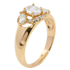 Каблучка Xuping Позолота 18K Розсип кристалів фото №2 Каблучка Xuping Позолота 18K Розсип кристалів фото №2