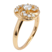 Каблучка Xuping Позолота 18K Купол з цирконієм фото №2 Каблучка Xuping Позолота 18K Купол з цирконієм фото №2