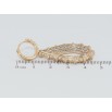 Серьги Xuping QQMM Позолота 18K подвески на колечках Каплевидные подвески с инкрустацией цирконием фото №2