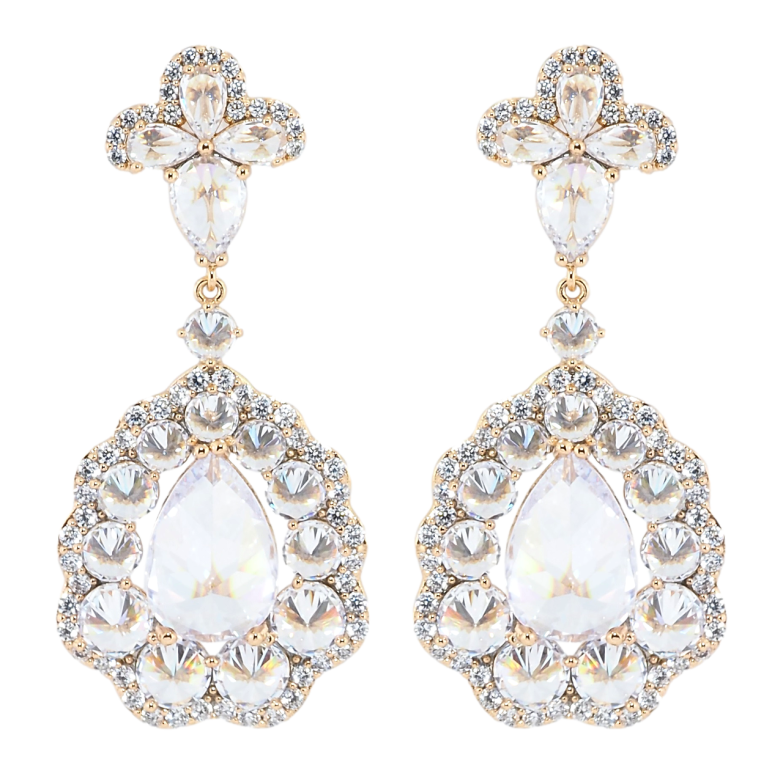 Серьги Xuping JEAN GOUJON Позолота 18K пусеты Изящные подвески с фианитами фото №1 Серьги Xuping JEAN GOUJON Позолота 18K пусеты Изящные подвески с фианитами фото №1