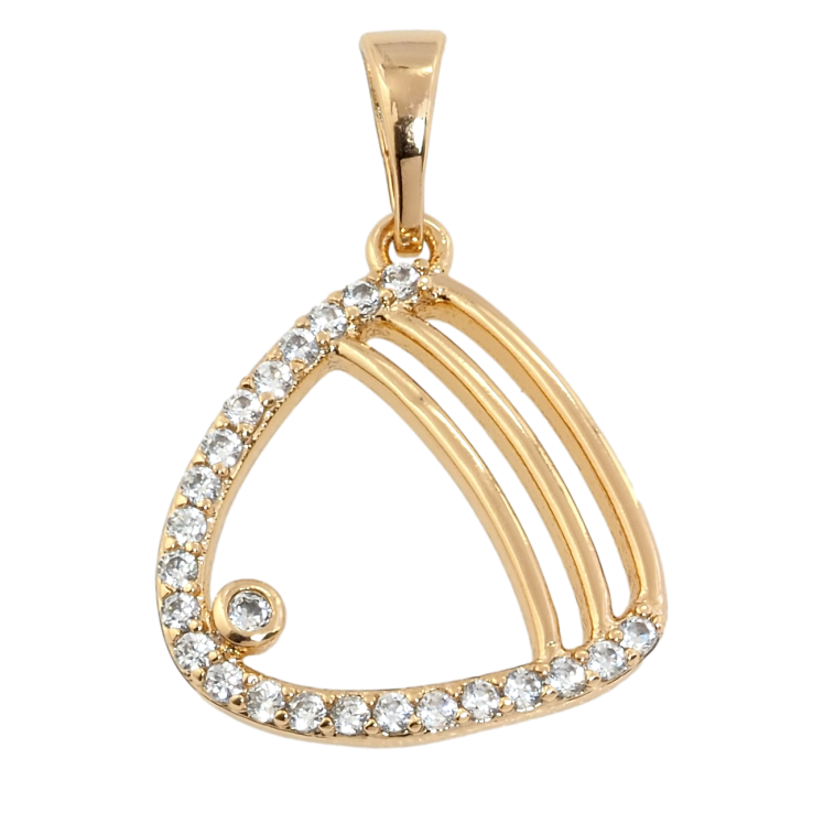 Кулон Xuping Позолота 18K Фигурная подвеска с цирконием для цепочки до 5мм фото №7 Кулон Xuping Позолота 18K Фигурная подвеска с цирконием для цепочки до 5мм фото №7