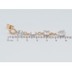 Серьги Xuping Позолота 18K пусеты Кристальные подвески фото №2 Серьги Xuping Позолота 18K пусеты Кристальные подвески фото №2