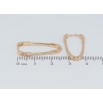 Серьги Xuping Позолота 18K колечки Булавки фото №2 Серьги Xuping Позолота 18K колечки Булавки фото №2