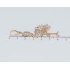 Серьги Xuping Позолота 18K французский замок Фламинго инкрустация цирконием фото №2 Серьги Xuping Позолота 18K французский замок Фламинго инкрустация цирконием фото №2