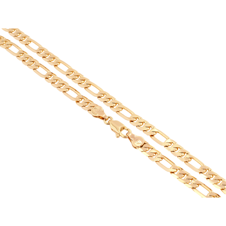 Цепочка Xuping Позолота 18K Плетение Фигаро длина 49см х 5мм фото №6