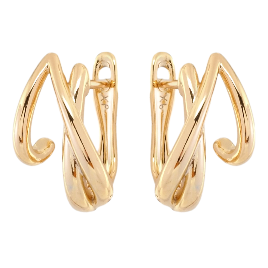 Серьги Xuping Позолота 18K английский замок Декоративные фото №1 Серьги Xuping Позолота 18K английский замок Декоративные фото №1