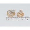 Серьги Xuping Позолота 18K английский замок Декоративный орнамент с цирконием фото №2 Серьги Xuping Позолота 18K английский замок Декоративный орнамент с цирконием фото №2