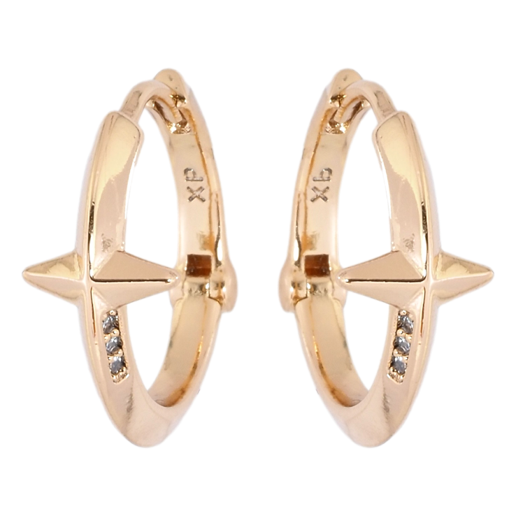 Сережки Xuping Позолота 18K колечка Зірки фото №24 Сережки Xuping Позолота 18K колечка Зірки фото №24