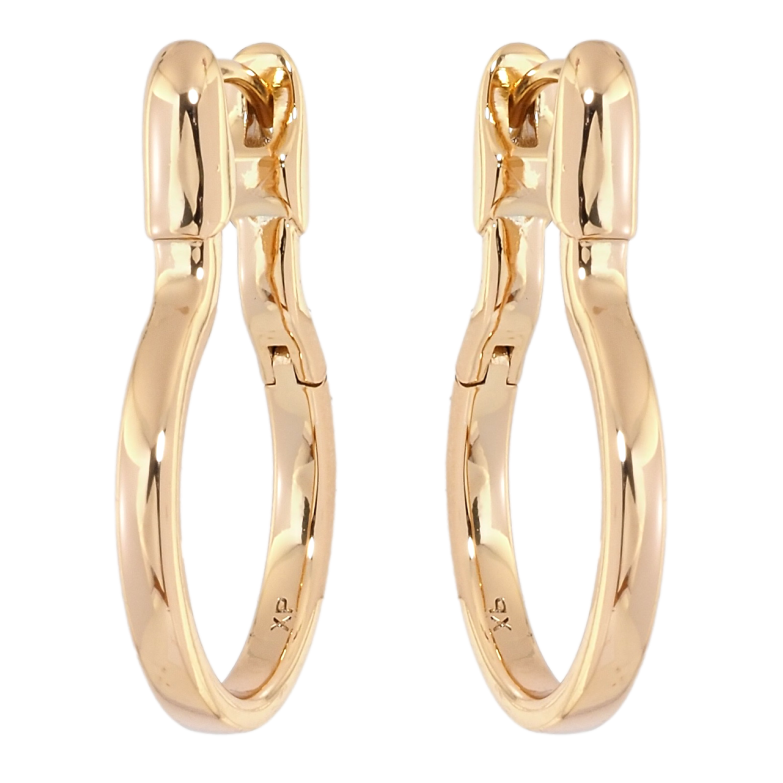 Сережки Xuping Позолота 18K колечка Фігурні фото №7