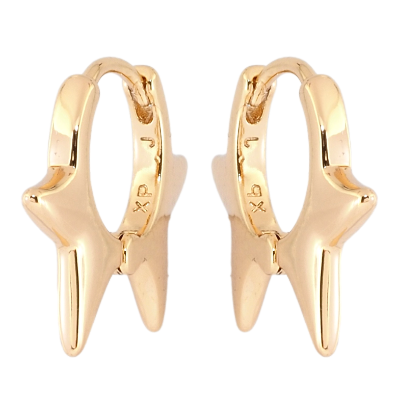 Сережки Xuping Позолота 18K колечка Декоративні фото №23