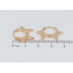 Сережки Xuping Позолота 18K колечка Декоративні фото №2