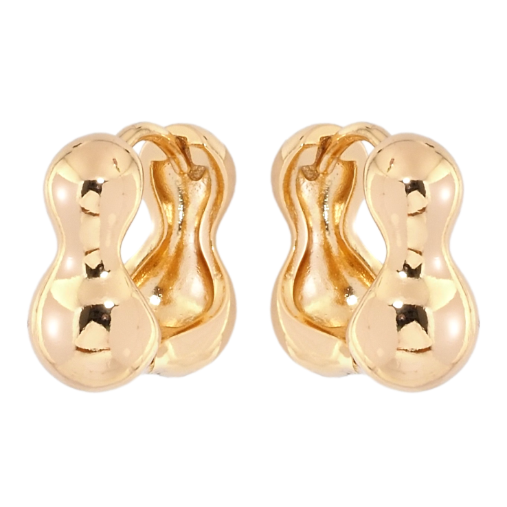 Сережки Xuping Позолота 18K колечка Фігурні фото №6 Сережки Xuping Позолота 18K колечка Фігурні фото №6