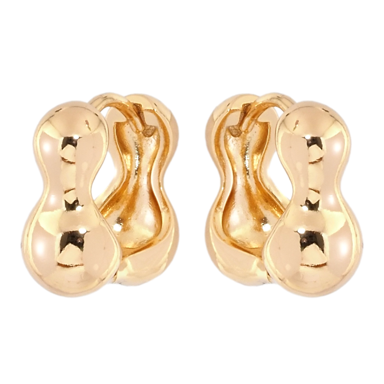 Сережки Xuping Позолота 18K колечка Фігурні фото №16 Сережки Xuping Позолота 18K колечка Фігурні фото №16