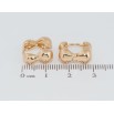 Сережки Xuping Позолота 18K колечка Фігурні фото №2 Сережки Xuping Позолота 18K колечка Фігурні фото №2