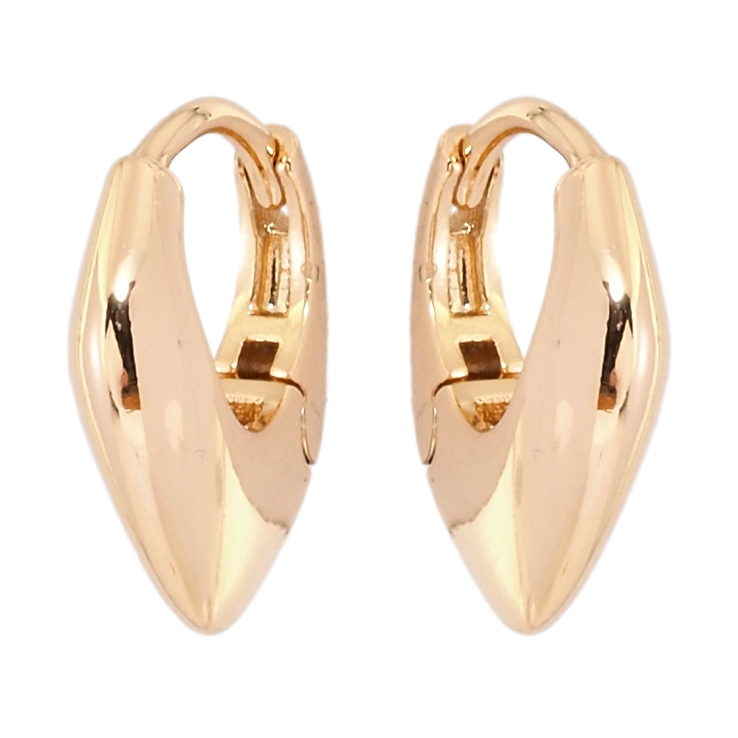 Сережки Xuping Позолота 18K колечка Декоративні фото №2 Сережки Xuping Позолота 18K колечка Декоративні фото №2