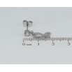 Сережки Xuping TTM Stainless Steel колір Родій пусети Метелики фото №2 Сережки Xuping TTM Stainless Steel колір Родій пусети Метелики фото №2