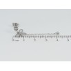 Сережки Xuping TTM Stainless Steel колір Родій пусети Підвіски бантики фото №2 Сережки Xuping TTM Stainless Steel колір Родій пусети Підвіски бантики фото №2
