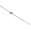 Браслет Xuping ТТМ Stainless Steel цвет Родий Цепочка с вставкой длина с доп.цеп. 18-22см х 4мм фото №2 Браслет Xuping ТТМ Stainless Steel цвет Родий Цепочка с вставкой длина с доп.цеп. 18-22см х 4мм фото №2